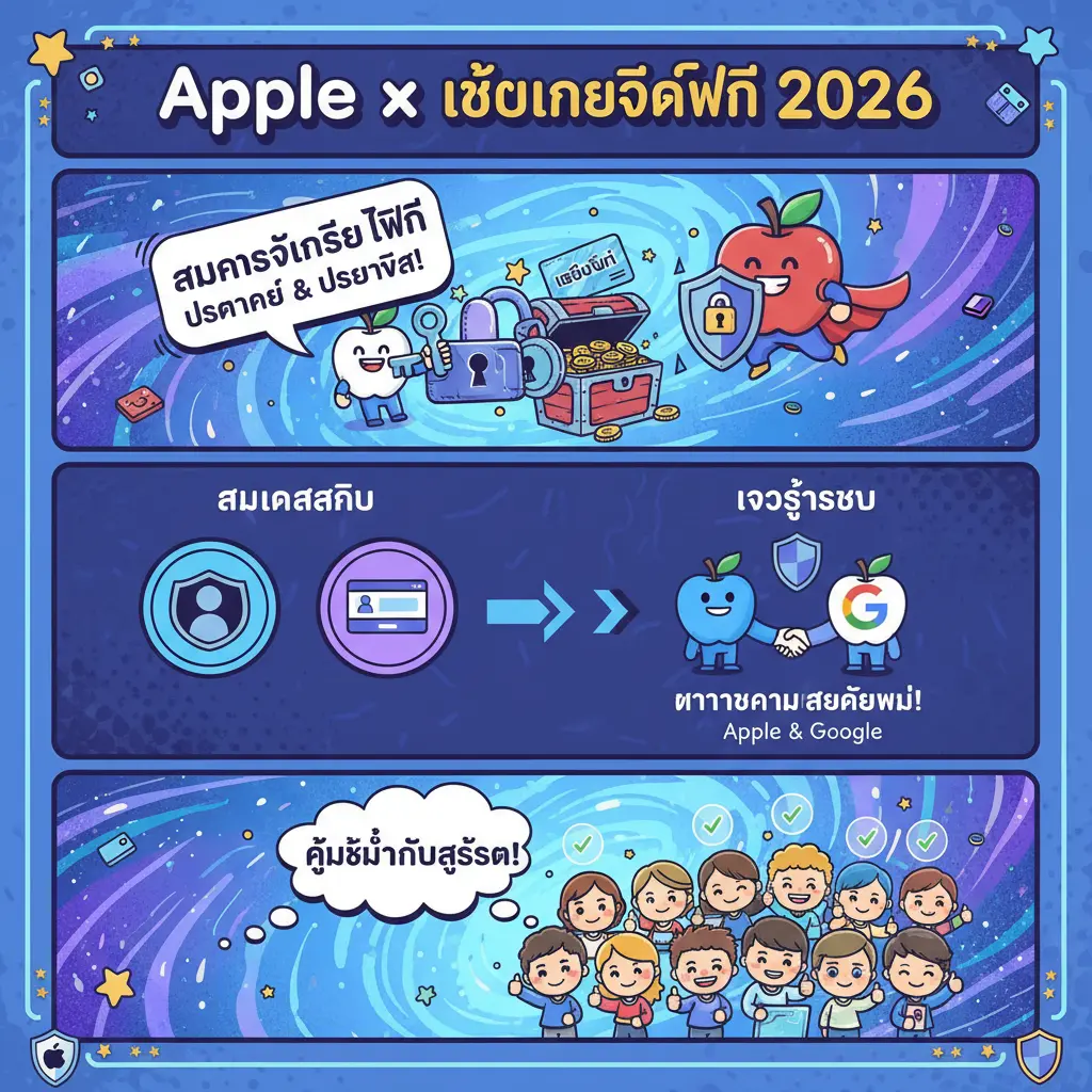 สมัครรับเครดิตฟรี - Apple