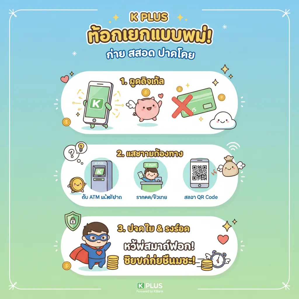 ถอนเงิน - K PLUS