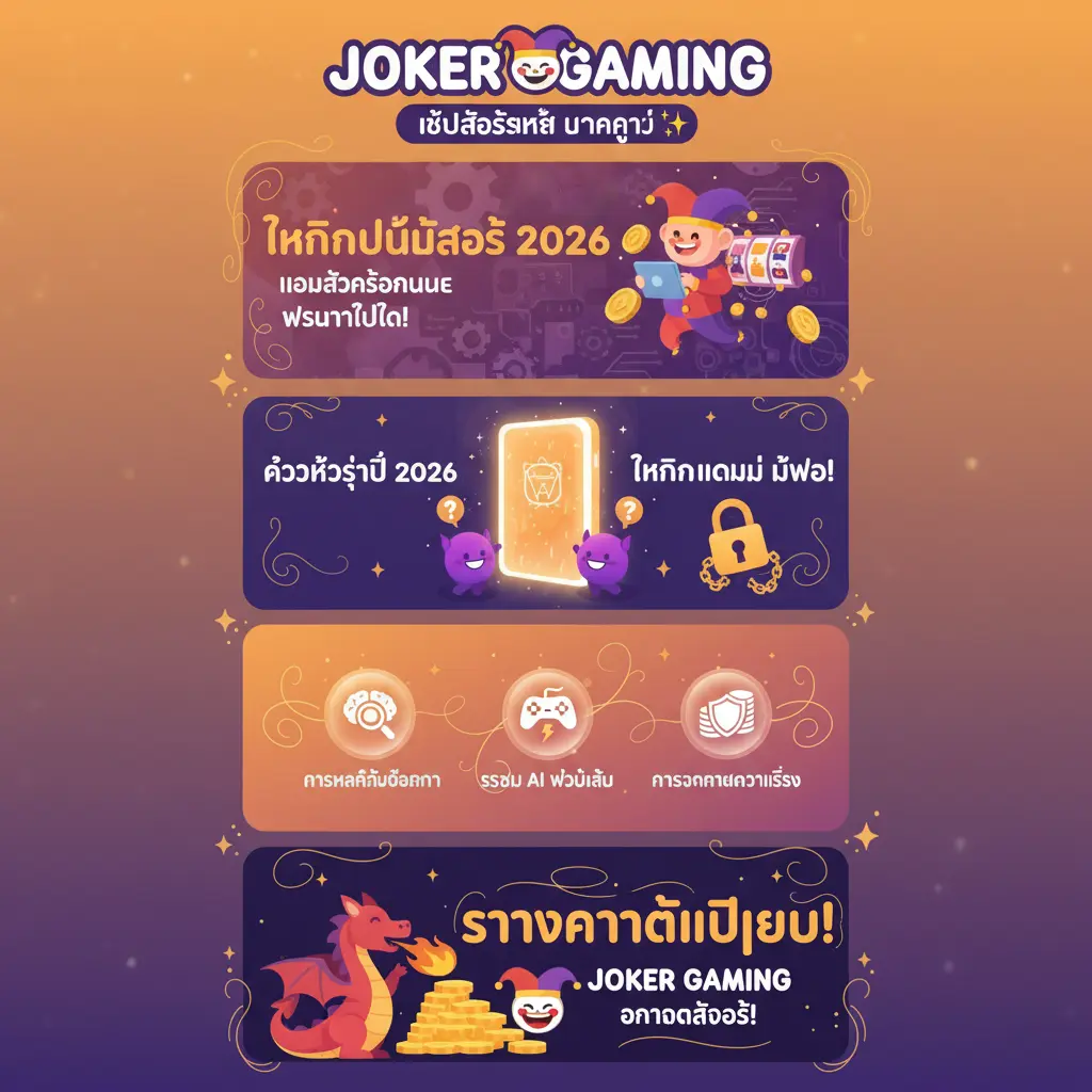เว็บสล็อตแท้ แตกง่าย - Joker Gaming