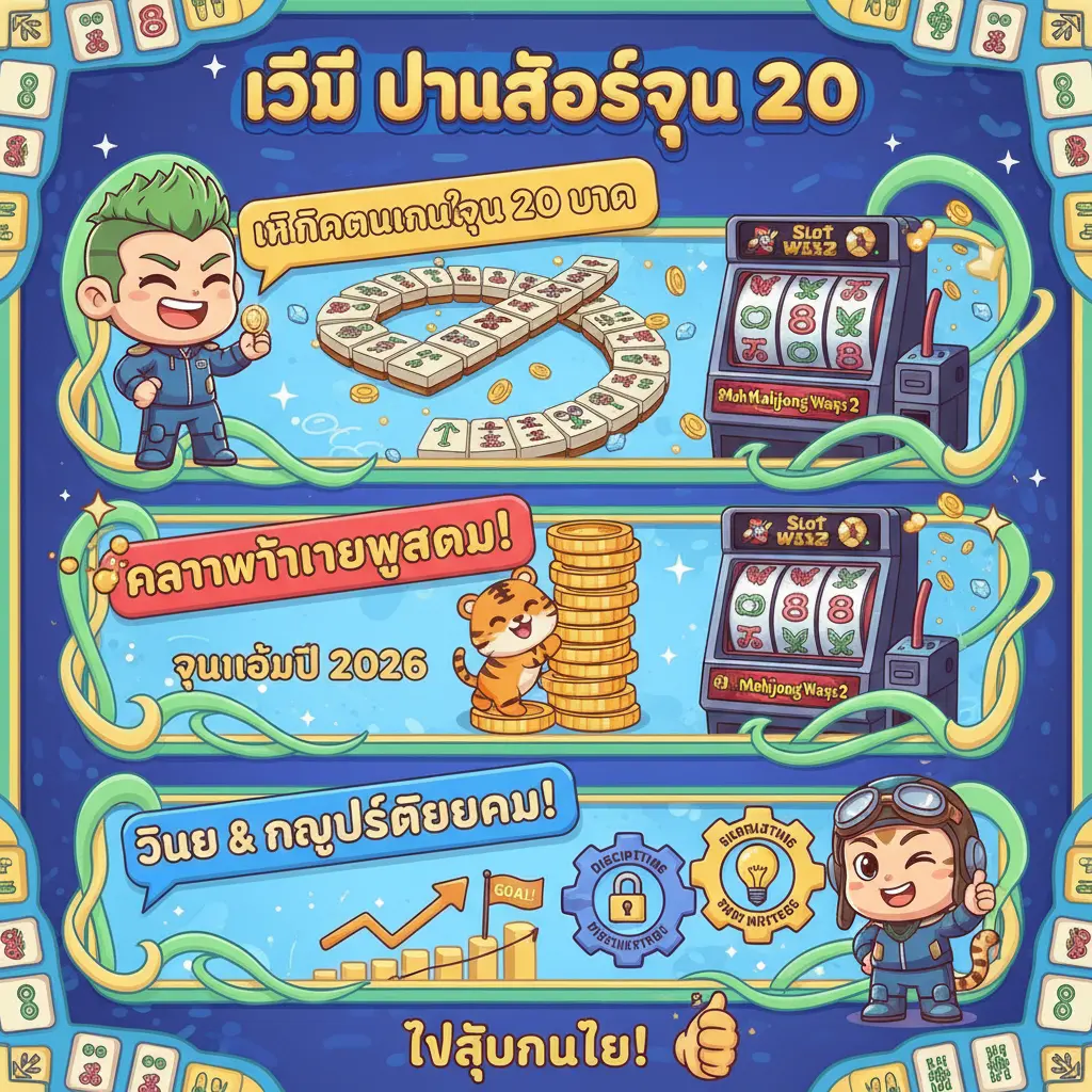 วิธี ปั่นสล็อตทุน 20 - Slot Mahjong ways 2